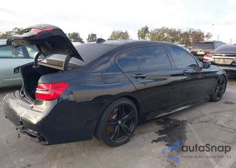 2019 BMW 740I из США, поврежденный, VIN WBA7E2C50KB454353